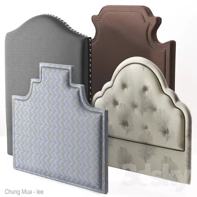 3DSKYFREE – BED - HEAD 3DS MAX MODELS