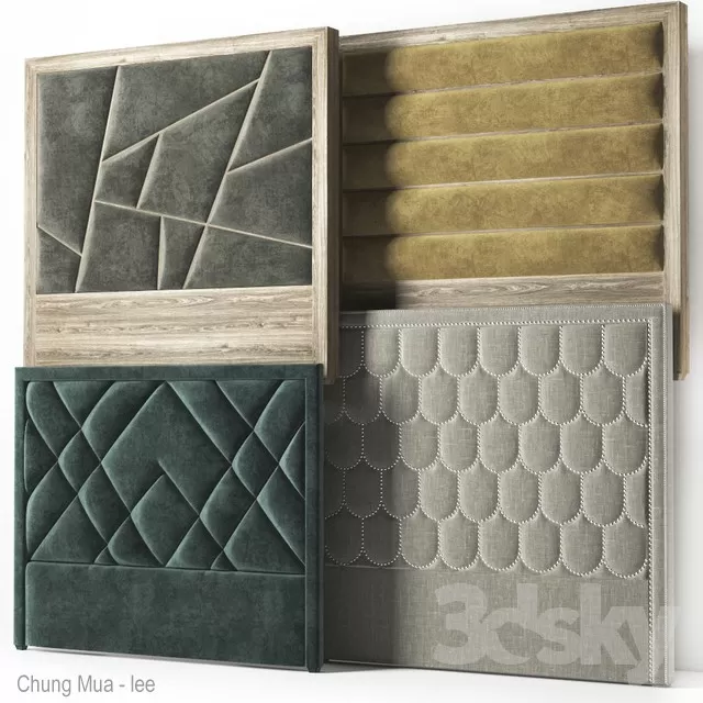 3DSKYFREE – BED - HEAD 3DS MAX MODELS