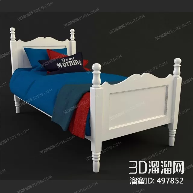3DSKYFREE – BED - INDOCHINE 3DS MAX MODELS