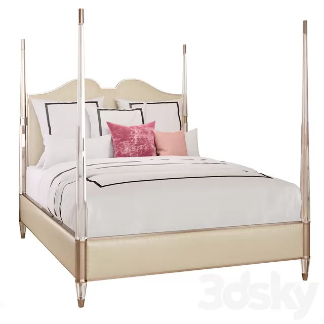 3DSKYFREE – BED - INDOCHINE 3DS MAX MODELS