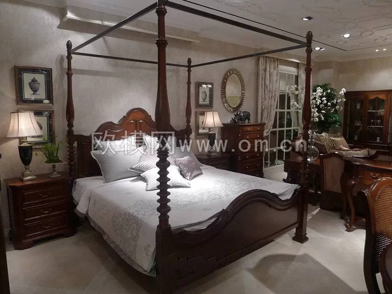 3DSKYFREE – BED - INDOCHINE 3DS MAX MODELS