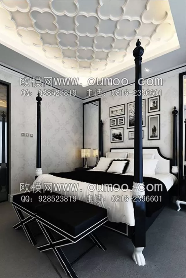 3DSKYFREE – BED - INDOCHINE 3DS MAX MODELS