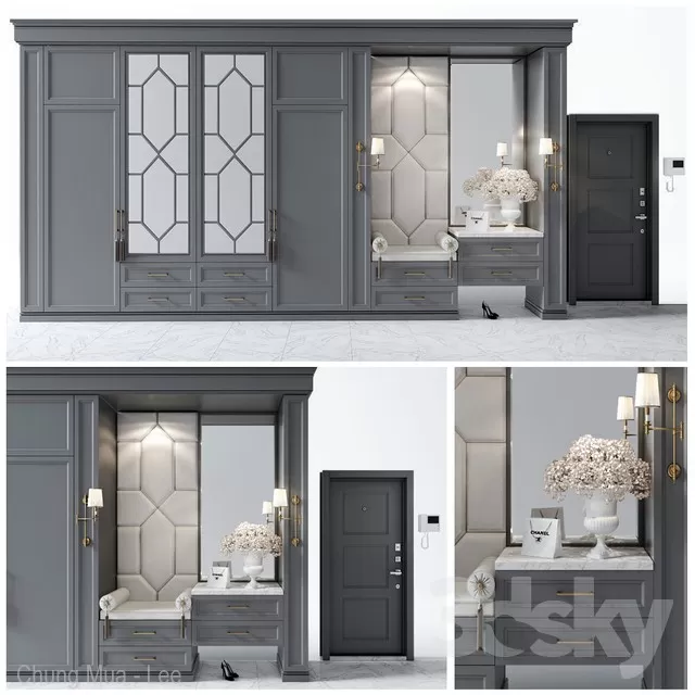 3DSKYFREE – BEDROOM 3DS MAX MODELS