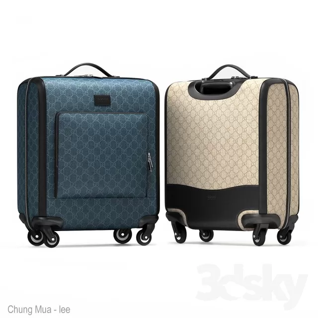 3DSKYFREE – BEDROOM - CLOTHE - BAG 3DS MAX MODELS