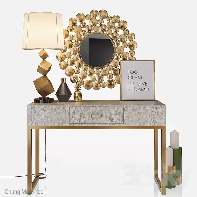 DECOR HELPER – BEDROOM – DRESSING TABLE 3D MODELS – 34