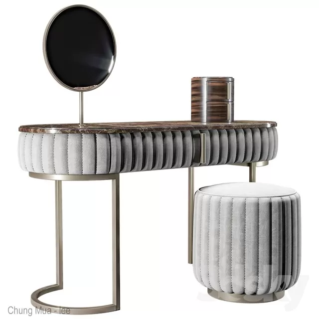 3DSKYFREE – BEDROOM - DRESSING TABLE 3DS MAX MODELS