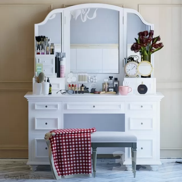 DECOR HELPER – BEDROOM – DRESSING TABLE 3D MODELS – 64