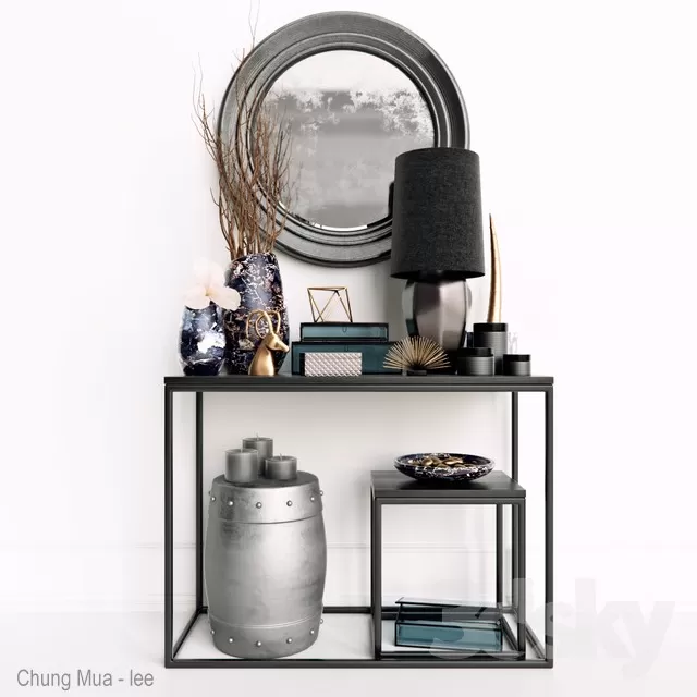 3DSKYFREE – BEDROOM - DRESSING TABLE 3DS MAX MODELS