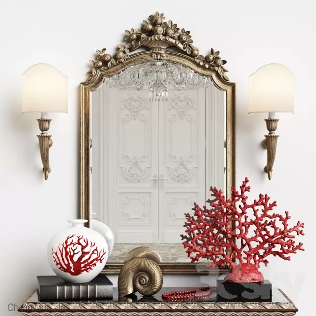 3DSKYFREE – BEDROOM - DRESSING TABLE 3DS MAX MODELS