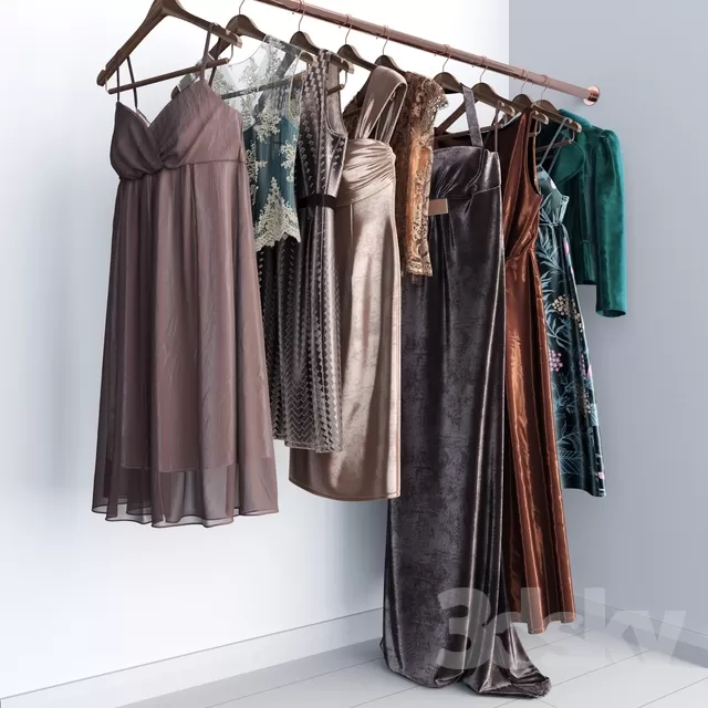 3DSKYFREE – BEDROOM - OUTFIT 3DS MAX MODELS