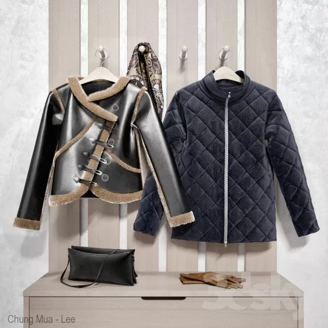 3DSKYFREE – BEDROOM - OUTFIT 3DS MAX MODELS