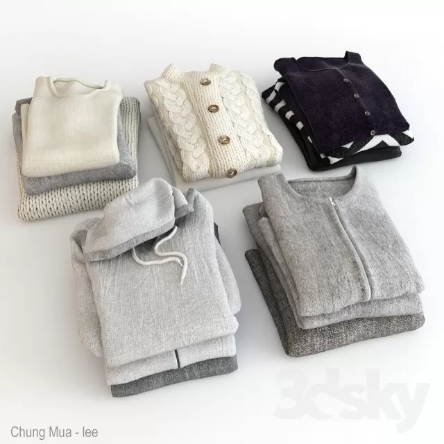 3DSKYFREE – BEDROOM - OUTFIT 3DS MAX MODELS