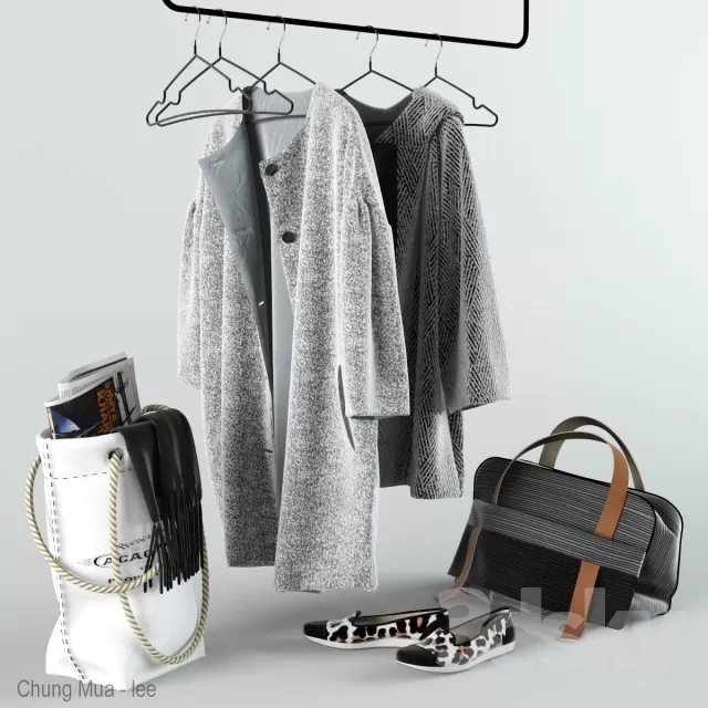 3DSKYFREE – BEDROOM - OUTFIT 3DS MAX MODELS