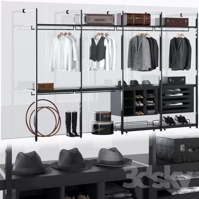 3DSKYFREE – BEDROOM - OUTFIT 3DS MAX MODELS