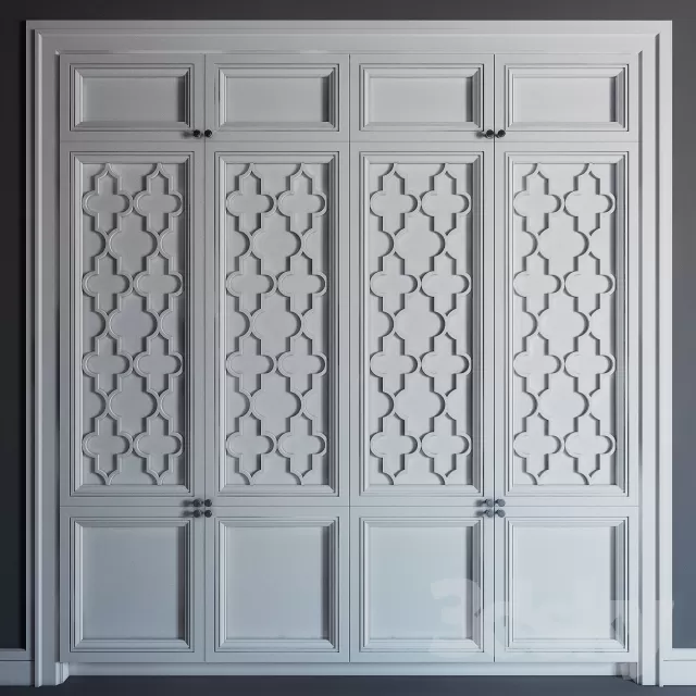 3DSKYFREE – BEDROOM - WARDROBE 3DS MAX MODELS