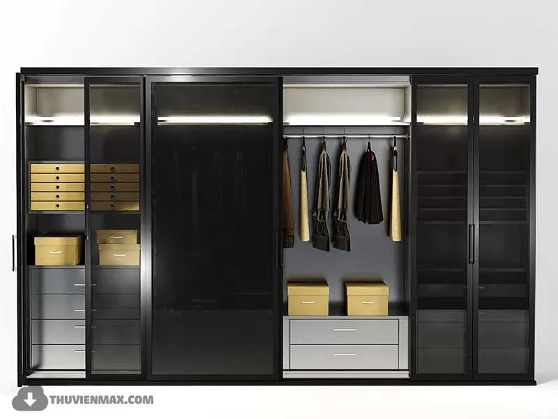 3DSKYFREE – BEDROOM - WARDROBE 3DS MAX MODELS