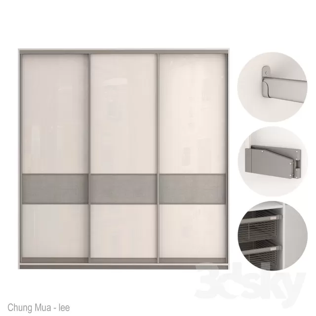 3DSKYFREE – BEDROOM - WARDROBE 3DS MAX MODELS