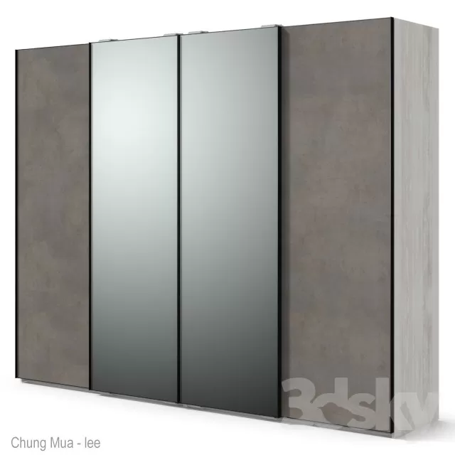 3DSKYFREE – BEDROOM - WARDROBE 3DS MAX MODELS