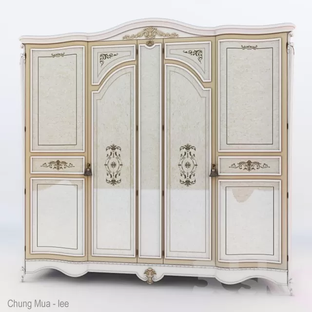 3DSKYFREE – BEDROOM - WARDROBE 3DS MAX MODELS