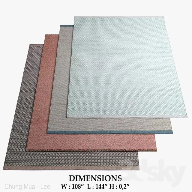 3DSKYFREE – CARPET 3DS MAX MODELS