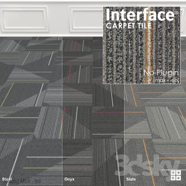 3DSKYFREE – CARPET - OFFICE 3DS MAX MODELS