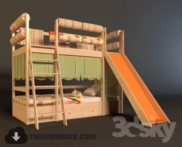 3DSKYFREE – CHILDROOM 3DS MAX MODELS
