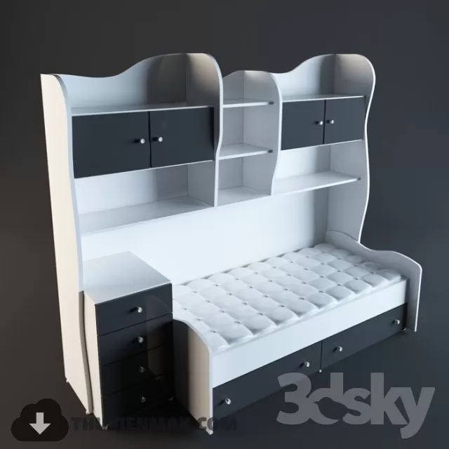 3DSKYFREE – CHILDROOM 3DS MAX MODELS