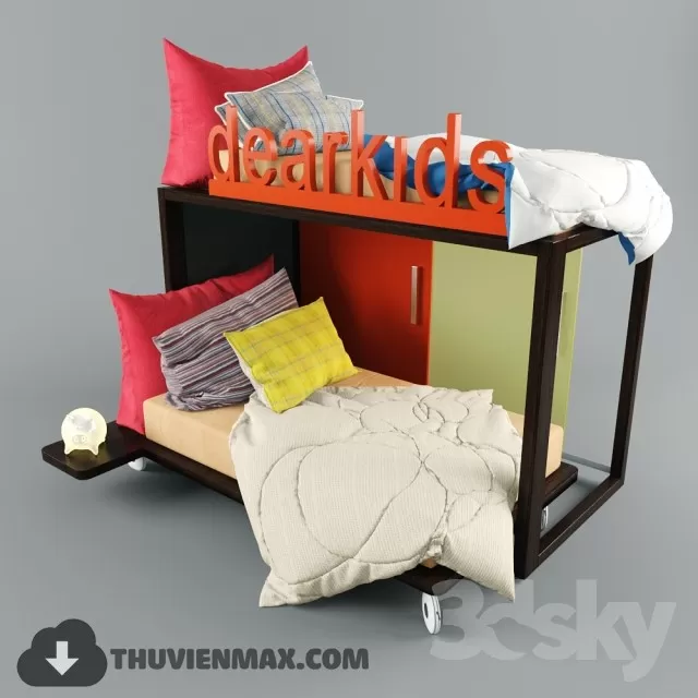 3DSKYFREE – CHILDROOM 3DS MAX MODELS