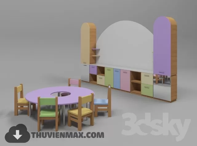 3DSKYFREE – CHILDROOM 3DS MAX MODELS