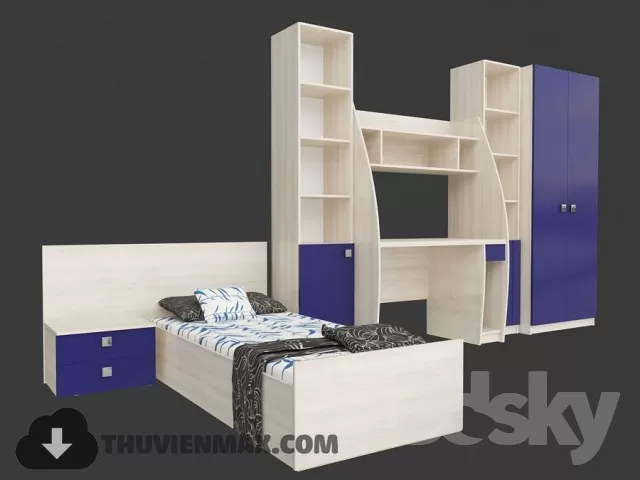 3DSKYFREE – CHILDROOM 3DS MAX MODELS