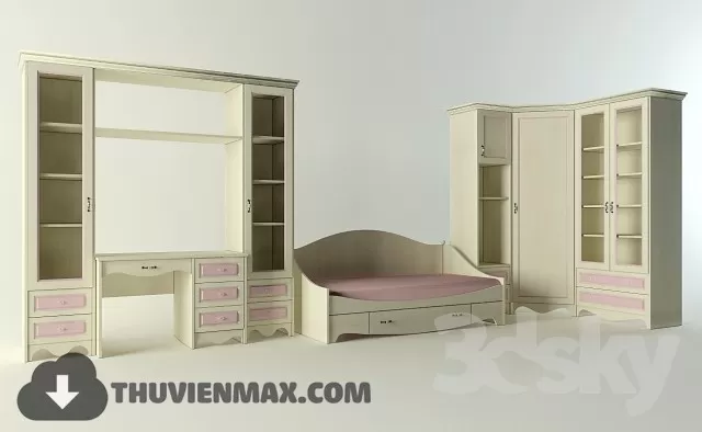 3DSKYFREE – CHILDROOM 3DS MAX MODELS