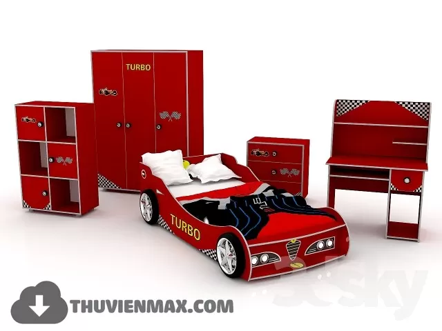 3DSKYFREE – CHILDROOM 3DS MAX MODELS