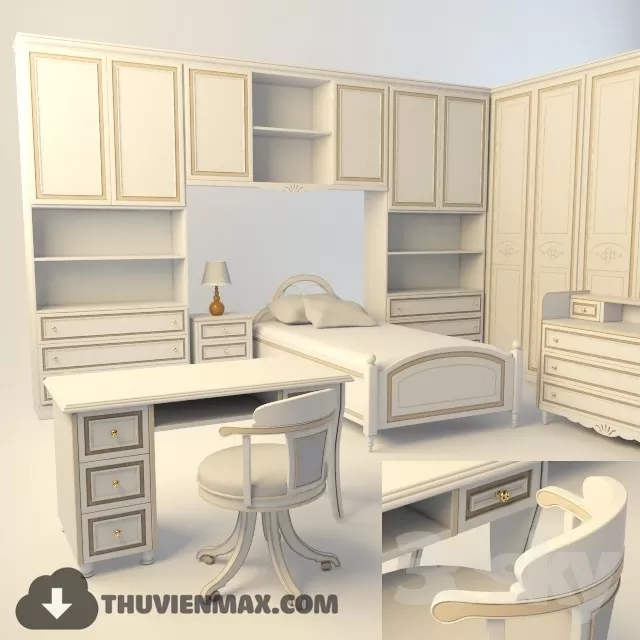 3DSKYFREE – CHILDROOM 3DS MAX MODELS