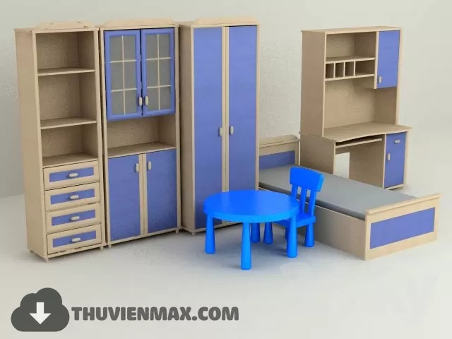 3DSKYFREE – CHILDROOM 3DS MAX MODELS