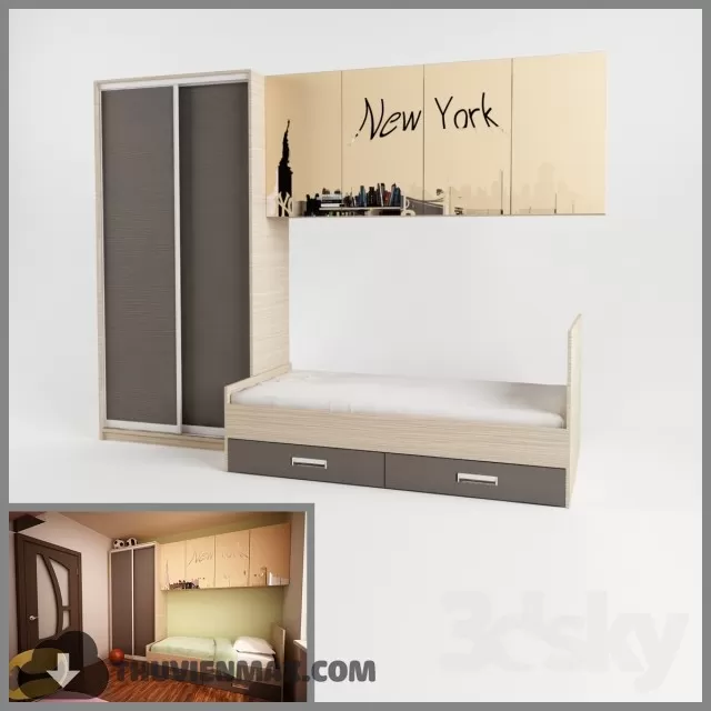 3DSKYFREE – CHILDROOM 3DS MAX MODELS
