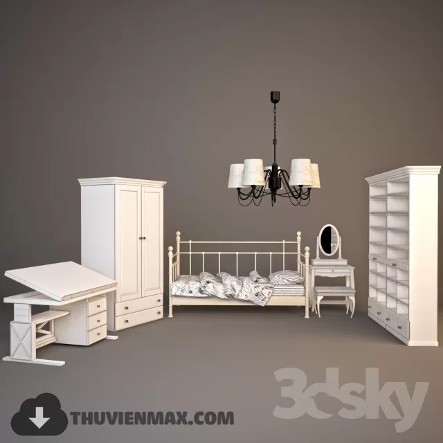 3DSKYFREE – CHILDROOM 3DS MAX MODELS