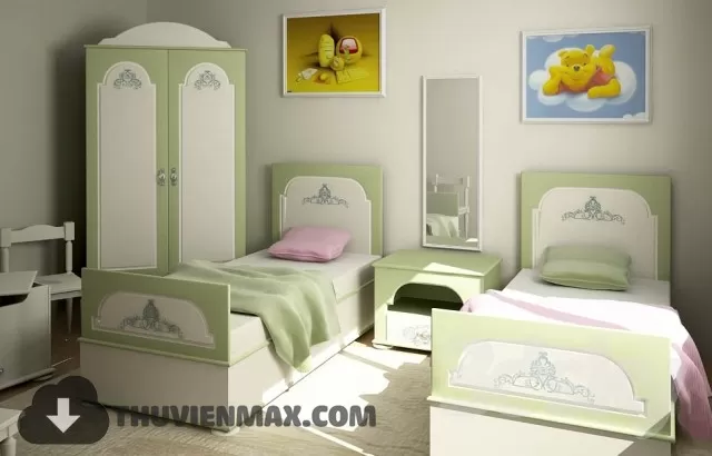 3DSKYFREE – CHILDROOM 3DS MAX MODELS