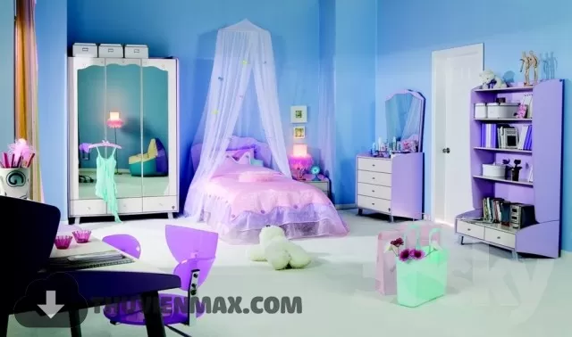 3DSKYFREE – CHILDROOM 3DS MAX MODELS