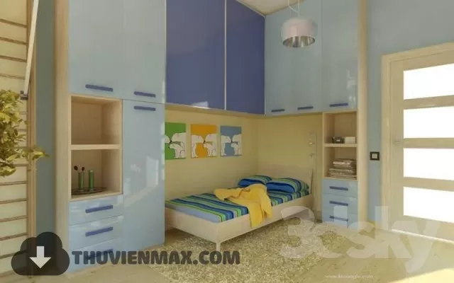 3DSKYFREE – CHILDROOM 3DS MAX MODELS