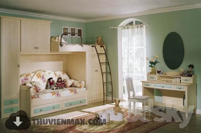 3DSKYFREE – CHILDROOM 3DS MAX MODELS