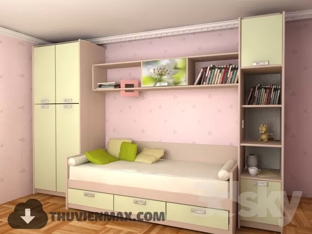 3DSKYFREE – CHILDROOM 3DS MAX MODELS