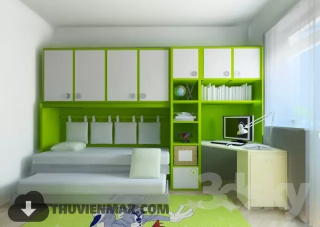 3DSKYFREE – CHILDROOM 3DS MAX MODELS