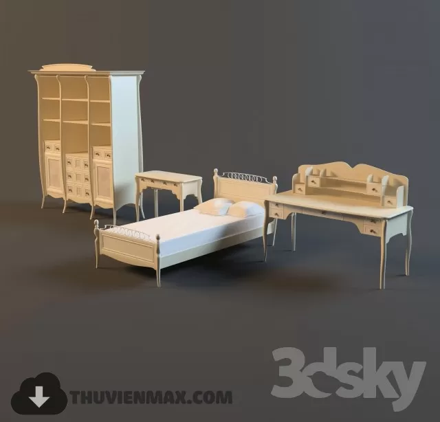 3DSKYFREE – CHILDROOM 3DS MAX MODELS