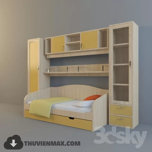 3DSKYFREE – CHILDROOM 3DS MAX MODELS