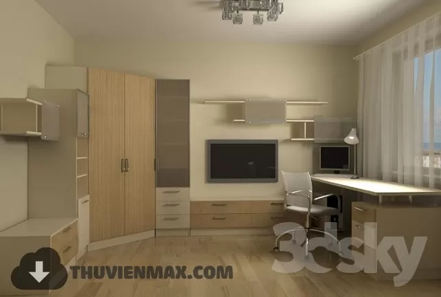 3DSKYFREE – CHILDROOM 3DS MAX MODELS