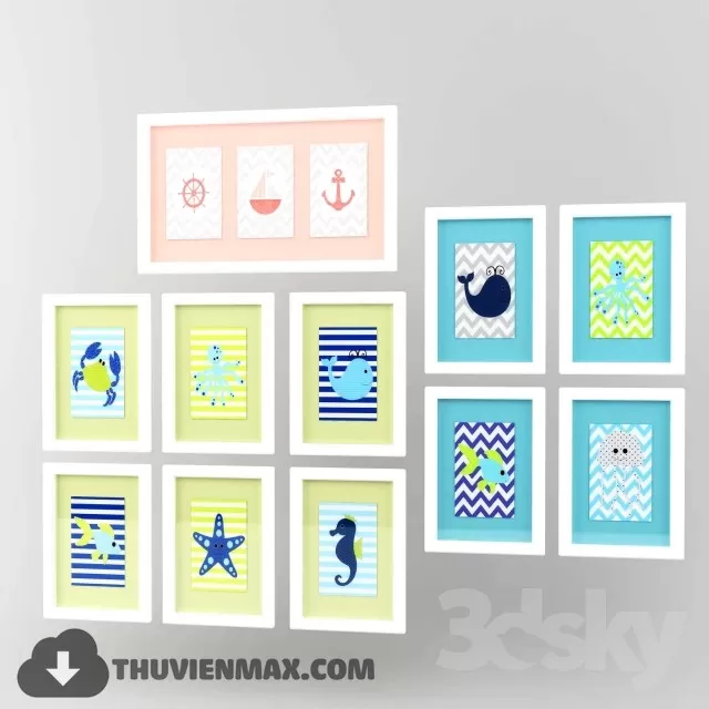 3DSKYFREE – CHILDROOM 3DS MAX MODELS