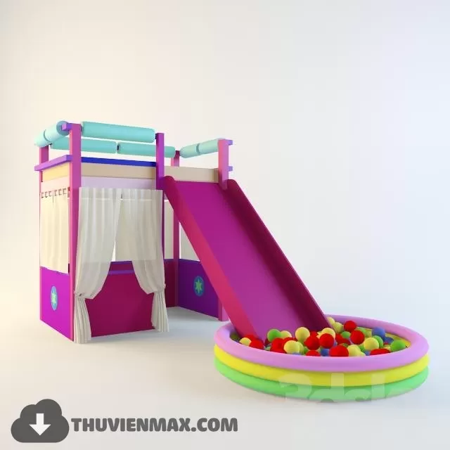 3DSKYFREE – CHILDROOM 3DS MAX MODELS