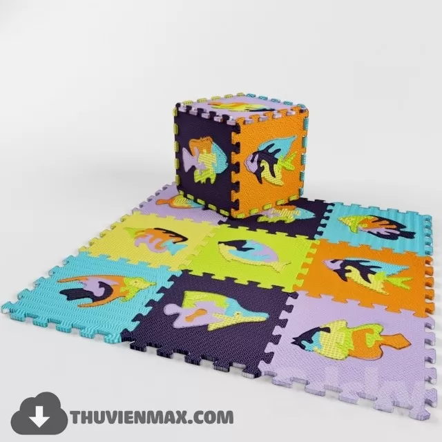 3DSKYFREE – CHILDROOM 3DS MAX MODELS