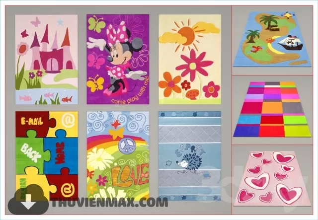 3DSKYFREE – CHILDROOM 3DS MAX MODELS