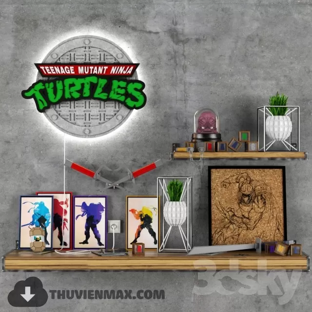 3DSKYFREE – CHILDROOM 3DS MAX MODELS